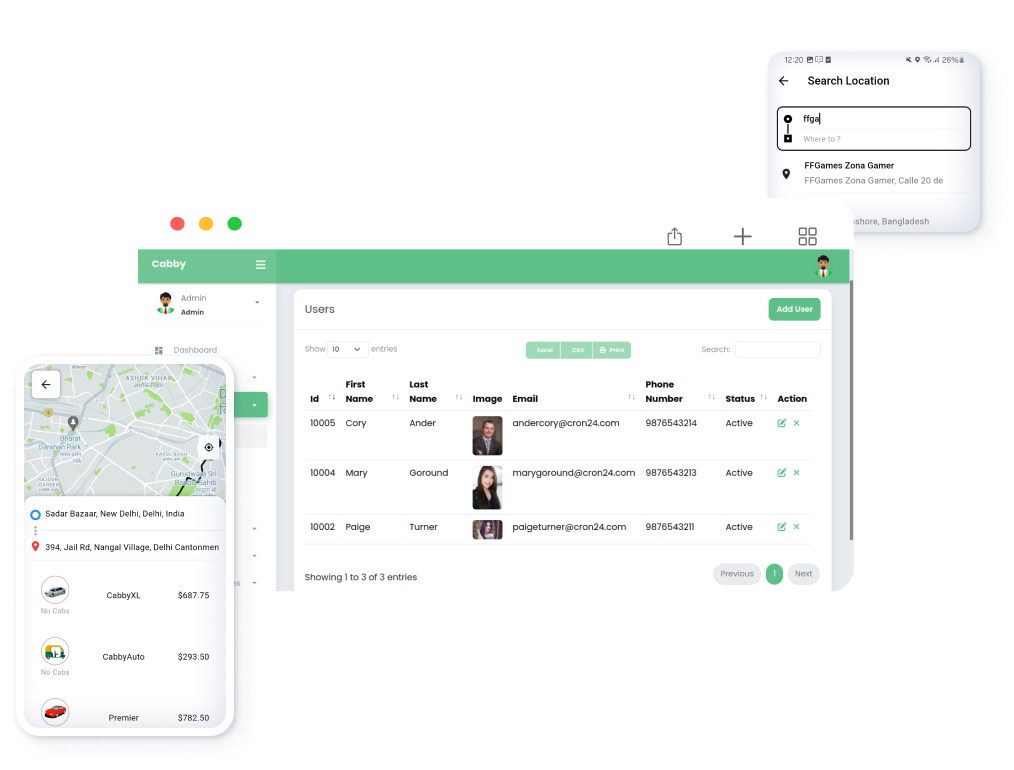 Cabby - Uber Clone