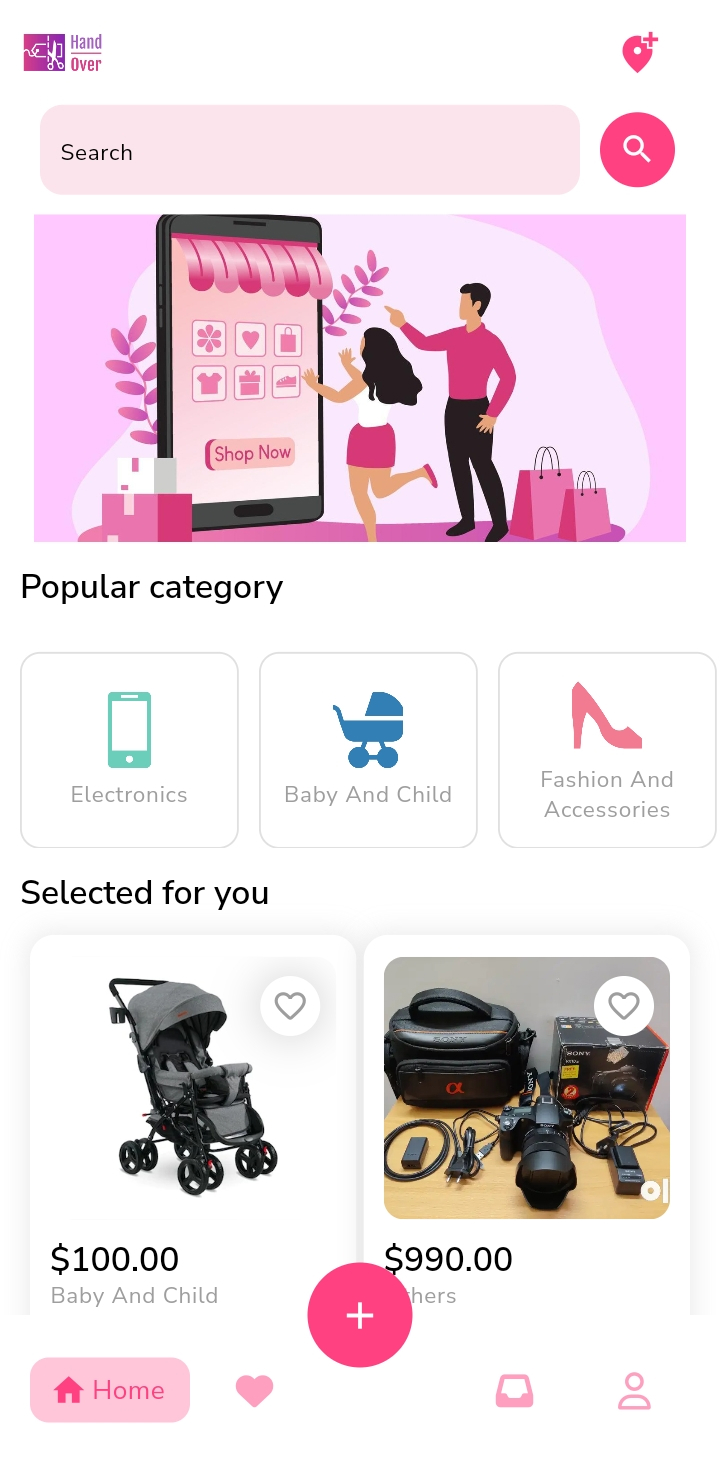 Home Feed interface 1