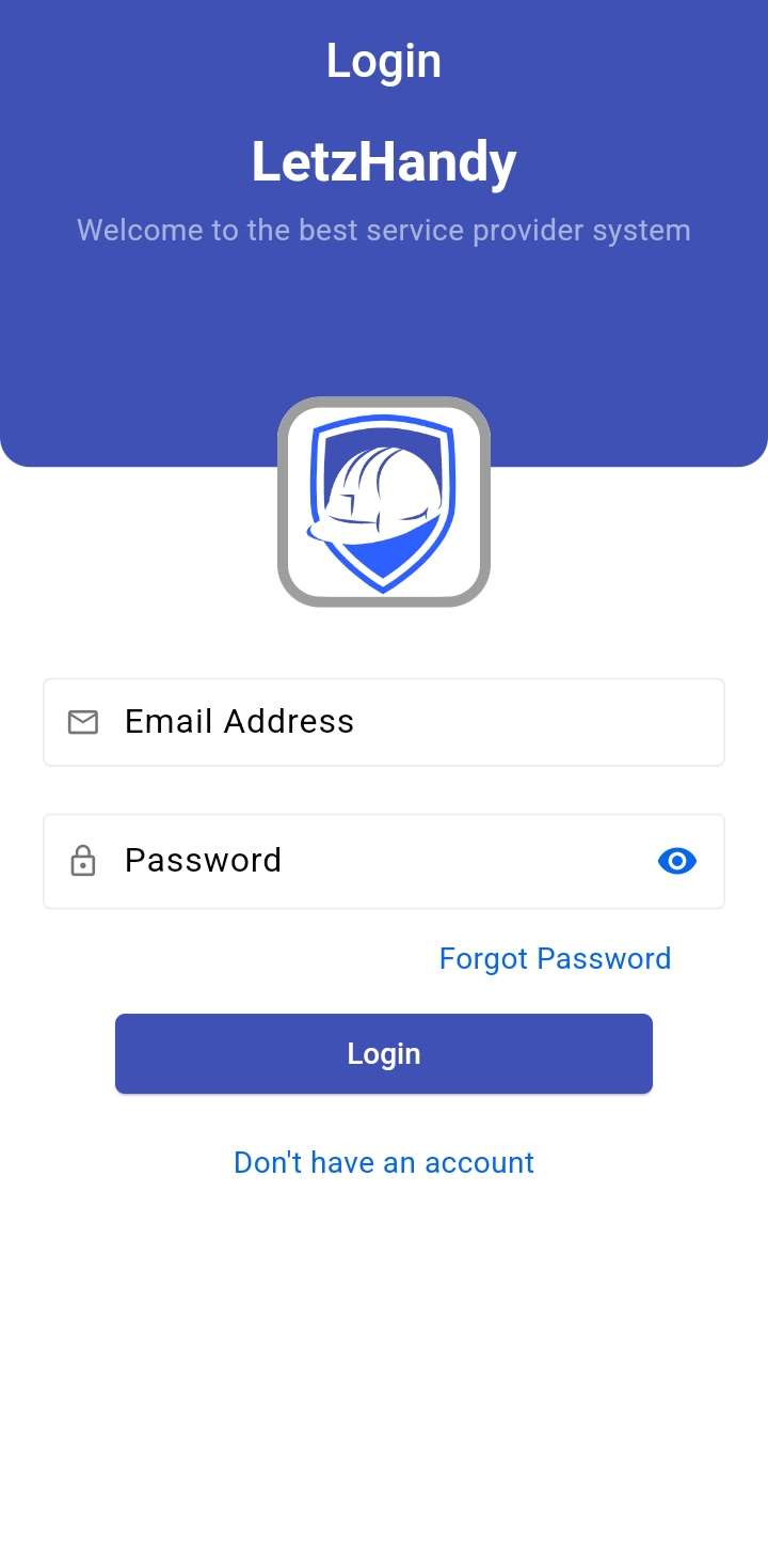 Login/Signup interface 2