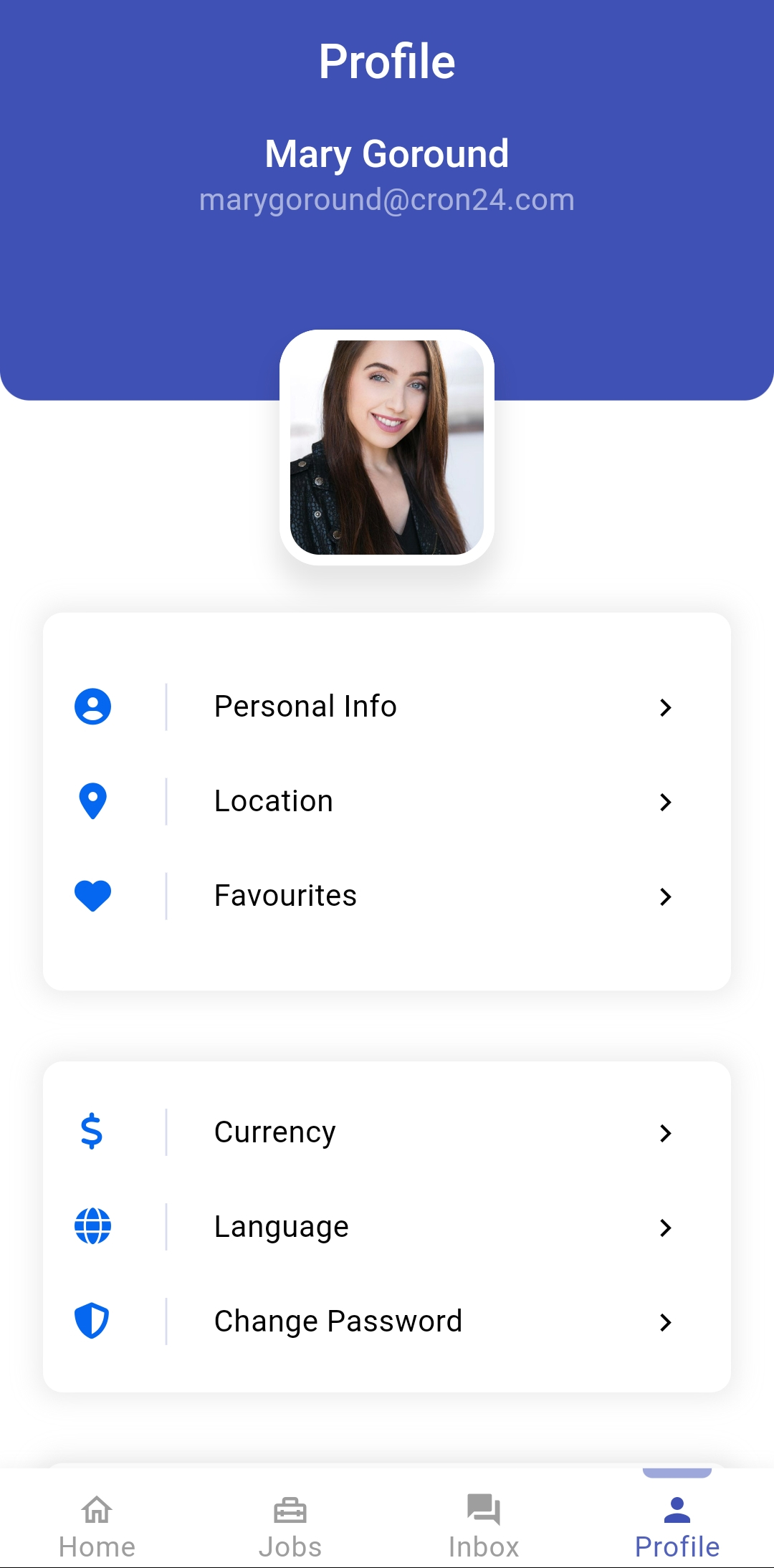 Pro Location interface 3