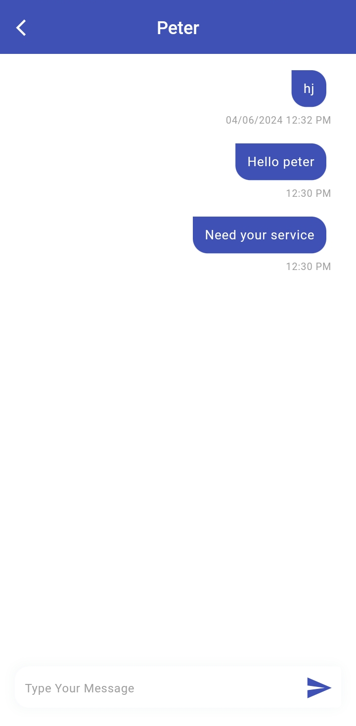Booking Chat interface 4