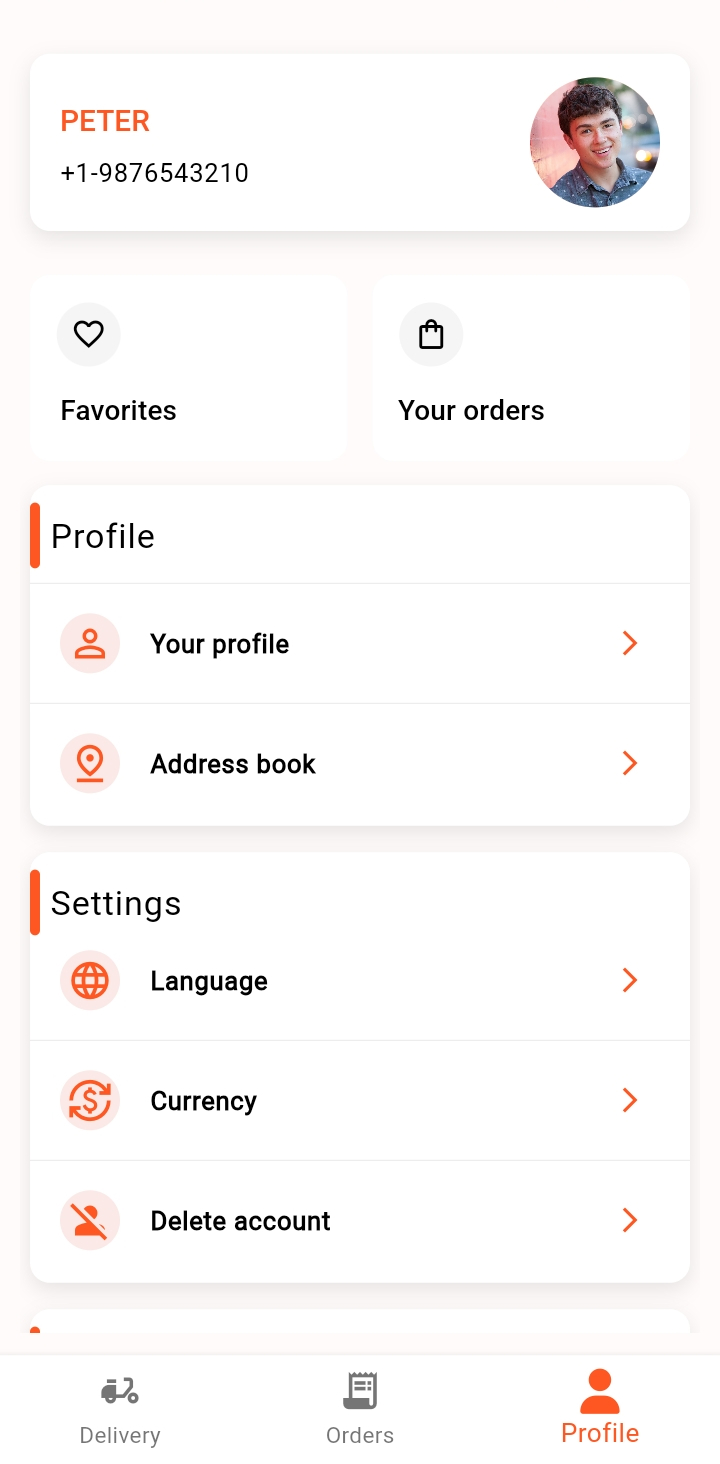 Driver App interface 3